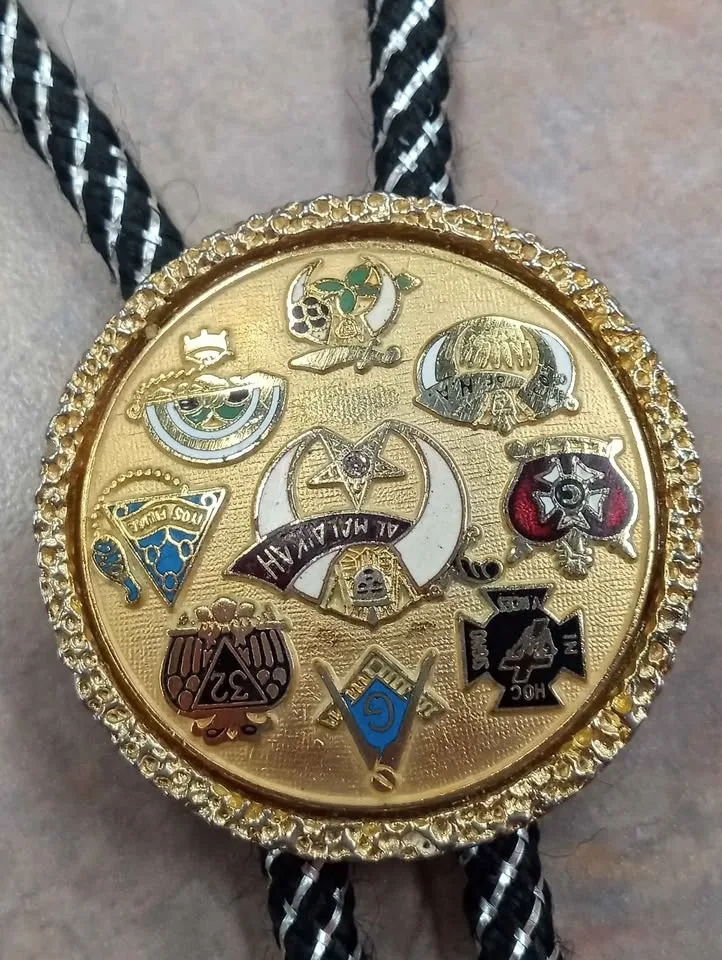 Vintage Masonic Bolo Tie image indicator(4)