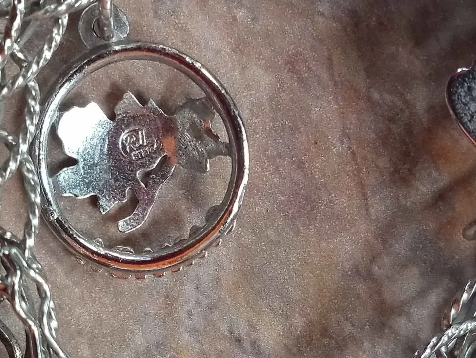 Vintage CFC Sterling Silver Charm Bracelet For Small Size Hands image indicator(7)