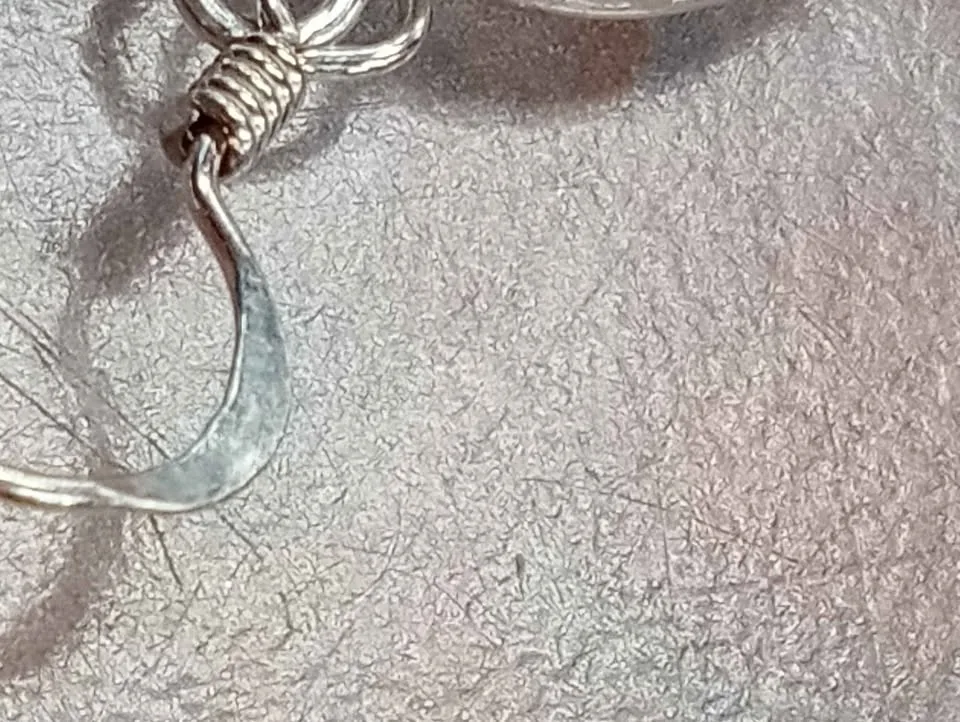 Agate Earrings Pierced Sterling Silver Elements 925 Marked image indicator(8)