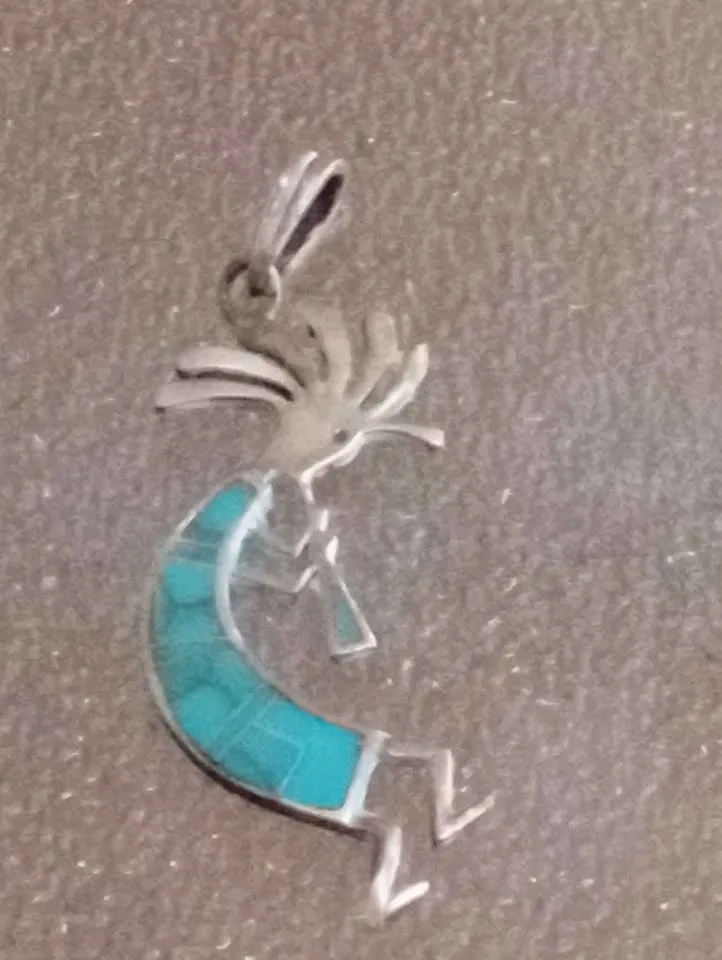 Vintage Bronze Kokopeli Pendant image indicator(3)