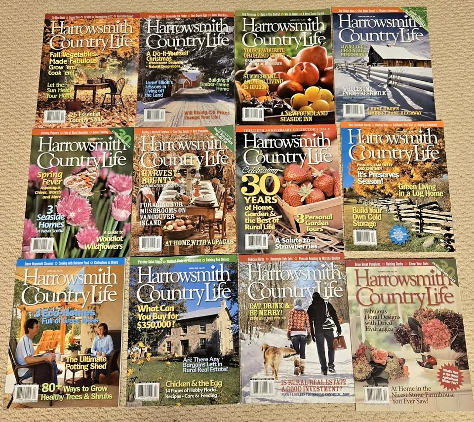 Harrowsmith Magazines incl. 30th Anniversary
