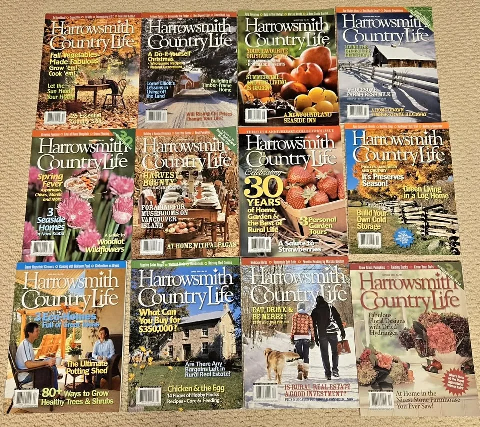 Harrowsmith Magazines incl. 30th Anniversary