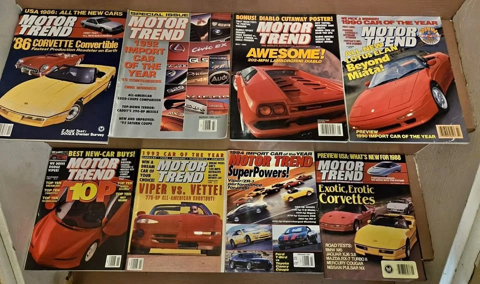 Motor Trend Magazines - total of 90 issues