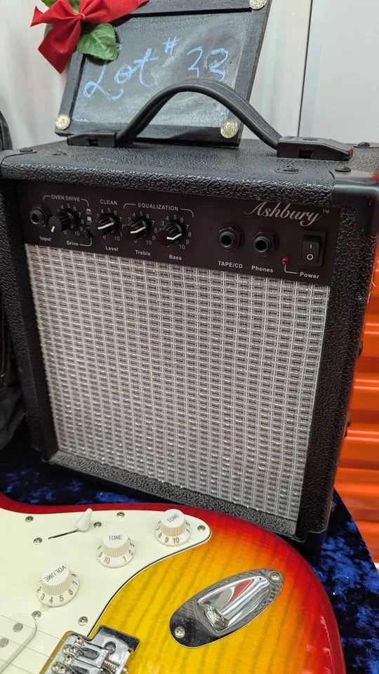 Ashbury Electric Guitar, practice amp & gig bag image indicator(4)