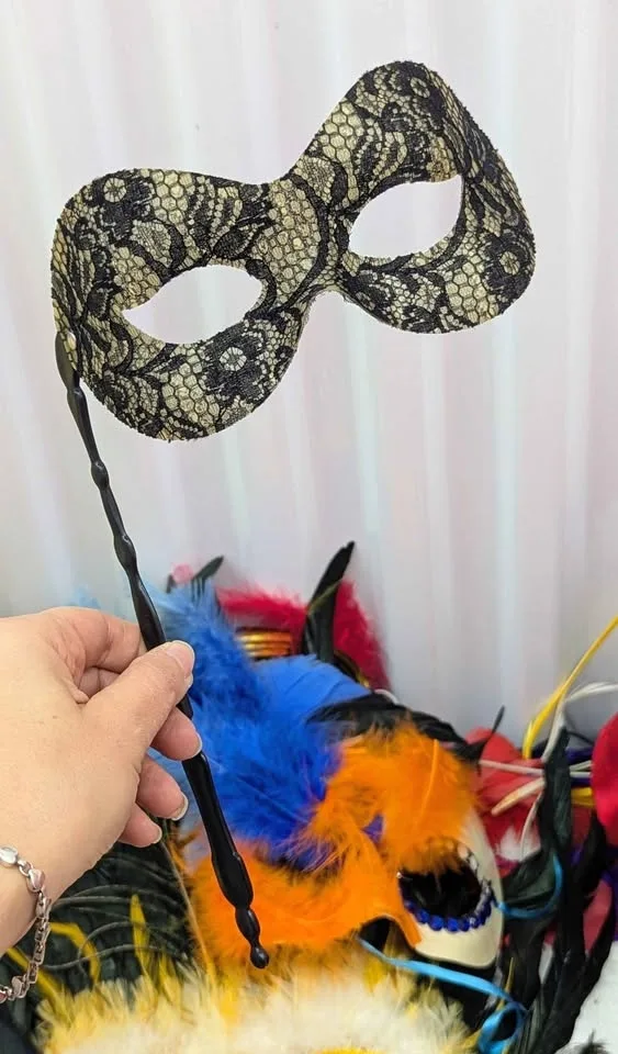 Masquerade Peacock Feather Masks image indicator(7)