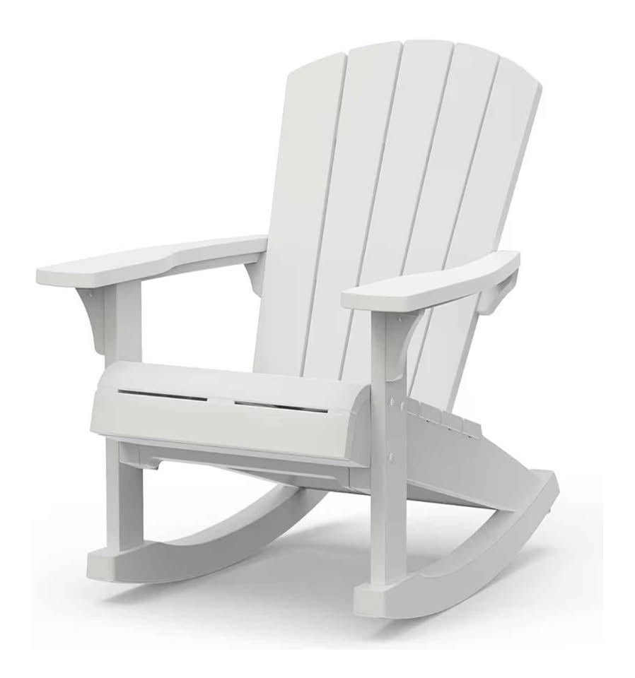 Keter Adirondack Rocker Resin Outdoor Furniture Patio Chair - photo 5