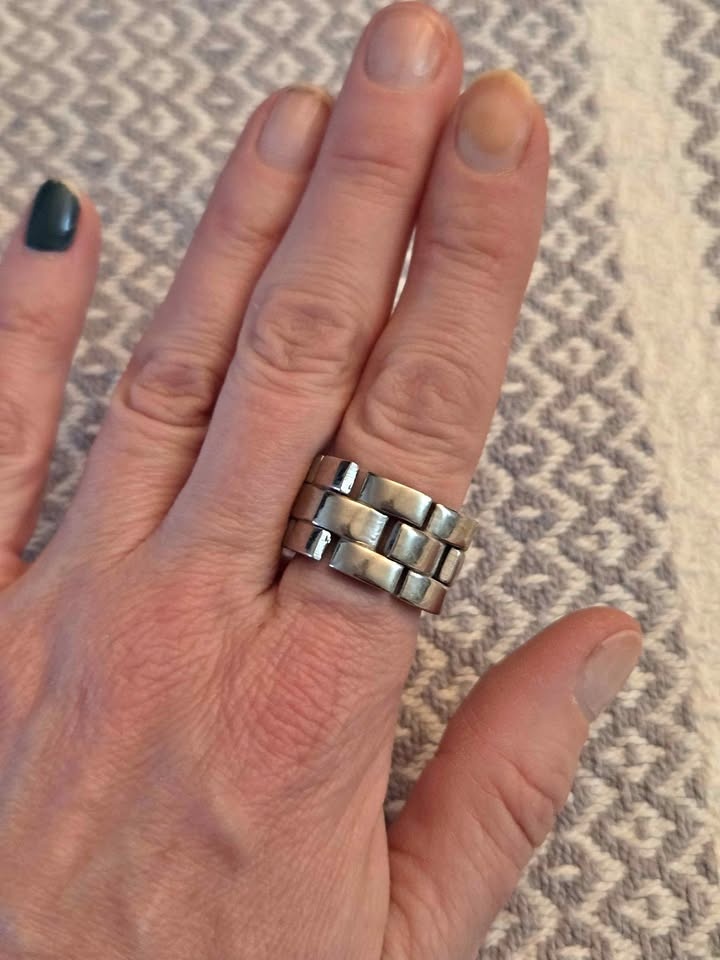 Ring. Made from a watch bracelet