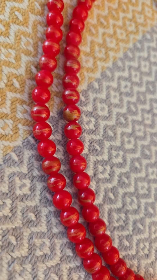 Glass beaded necklace set. - photo 5