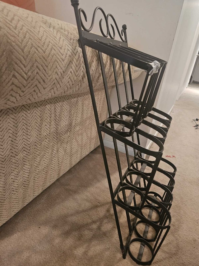 Cast Iron Wall Wine Rack - photo 3