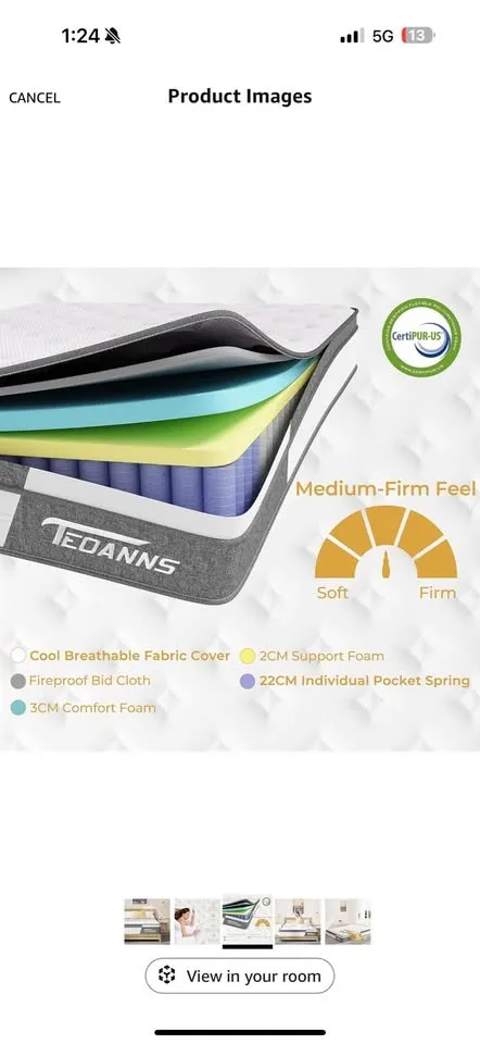 Full Size Mattress image indicator(5)