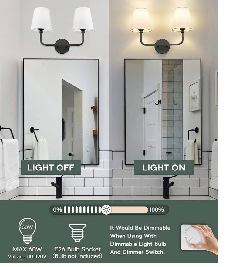2 -light wall sconces - photo 2