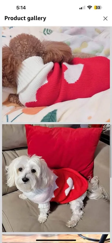 Christmas Cat/dog sweater