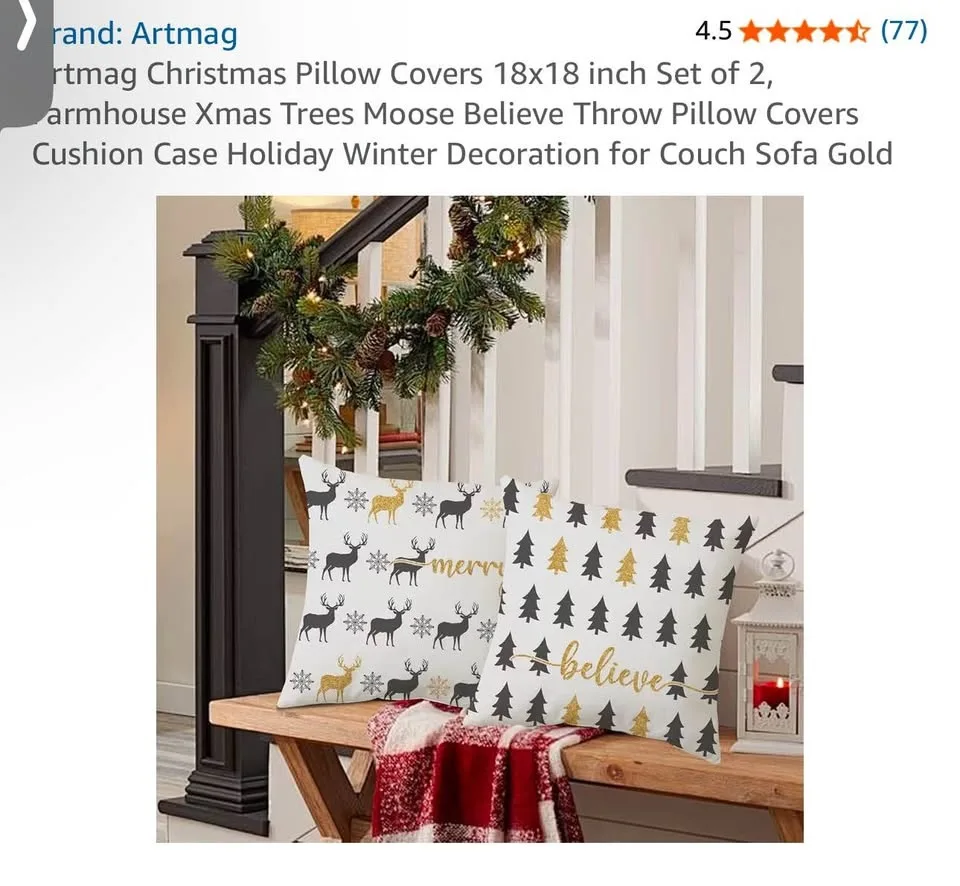 Christmas pillow case 16*16 image indicator(3)