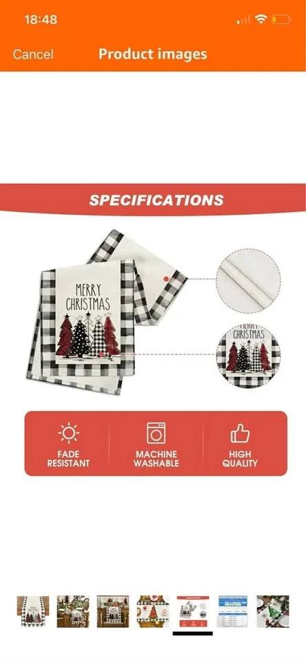 Christmas table runner image indicator(4)