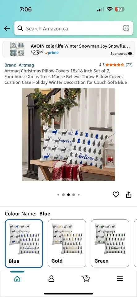 Christmas pillow case image indicator(2)