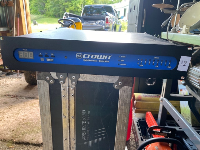 Crown digital processor mixer iq usm 810
