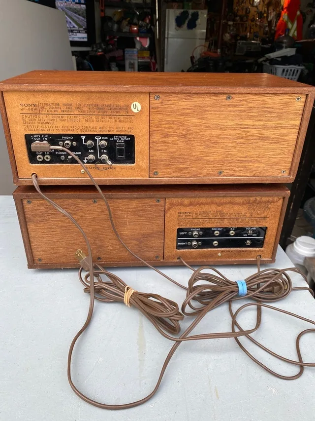 Vintage Sony fm am solid state stereo adaptor 8F-88w image indicator(6)