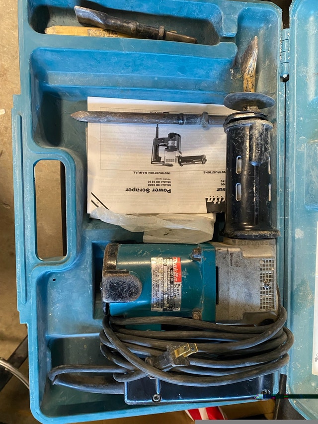 Makita power scraper model HK 1810 with 3 bits - photo 4