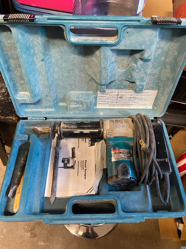 Makita power scraper model HK 1810 with 3 bits - photo 5