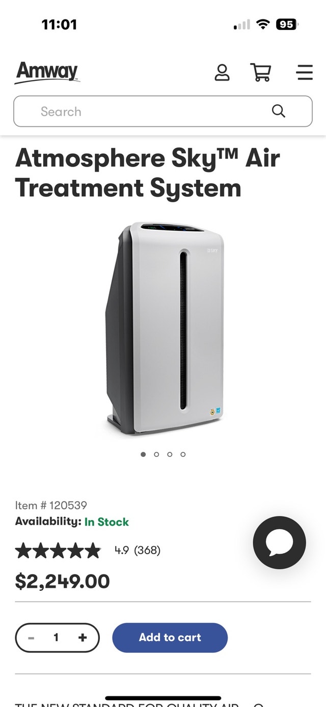 Amway Atmosphere Sky air purifier - photo 3
