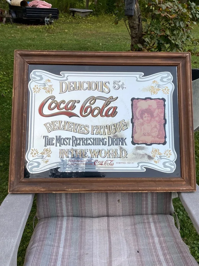 vintage Coca-Cola mirror