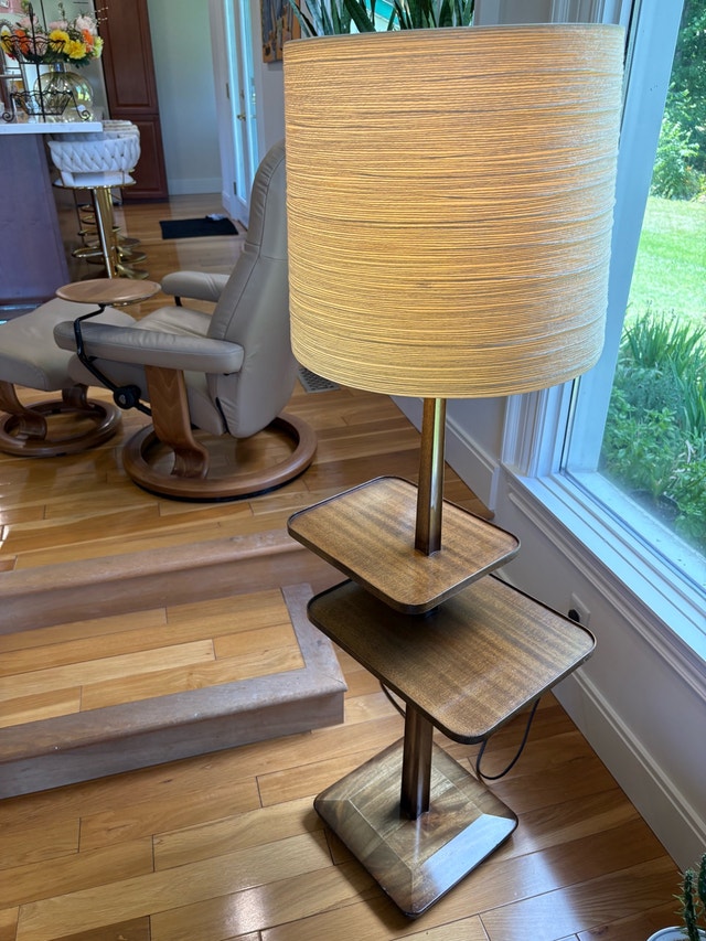 Laurel Floor Lamp with Side Tables - photo 2