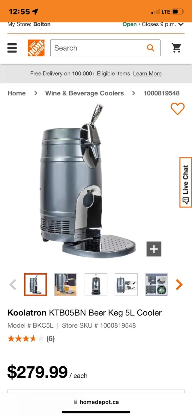 koolatron 5 L keg cooler image indicator(4)