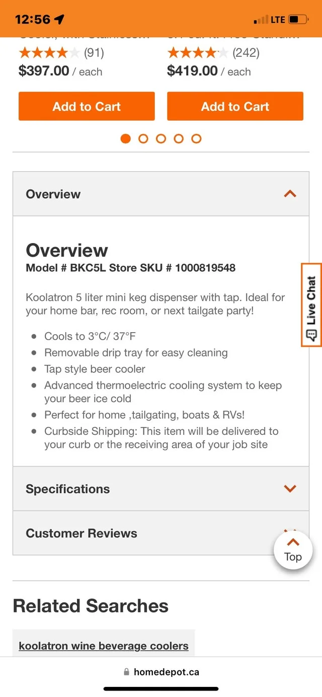 koolatron 5 L keg cooler image indicator(5)