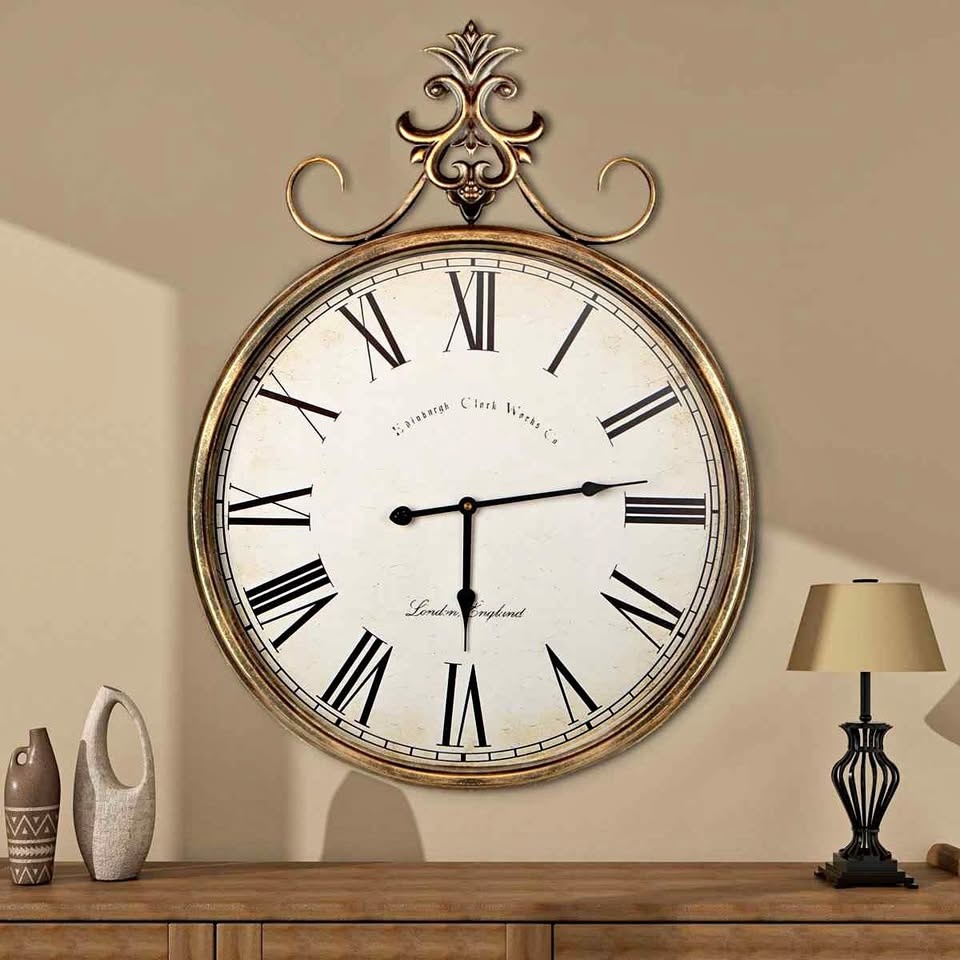 Beshore Decorative Metal Wall Clock By Alcott Hill