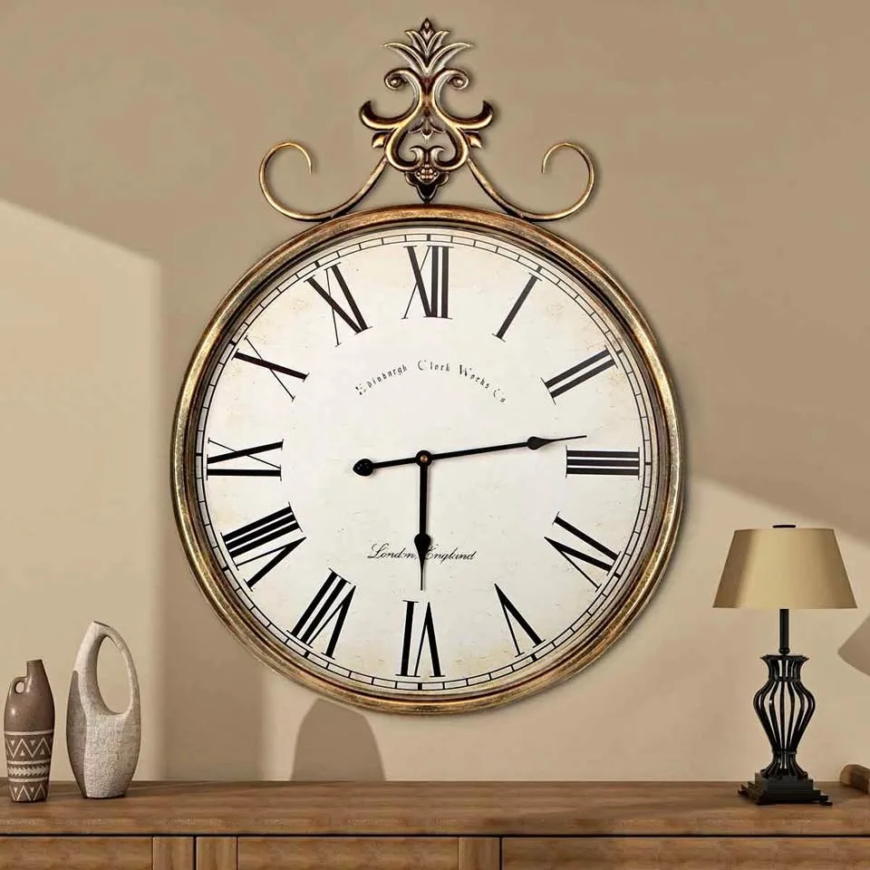 Beshore Decorative Metal Wall Clock By Alcott Hill