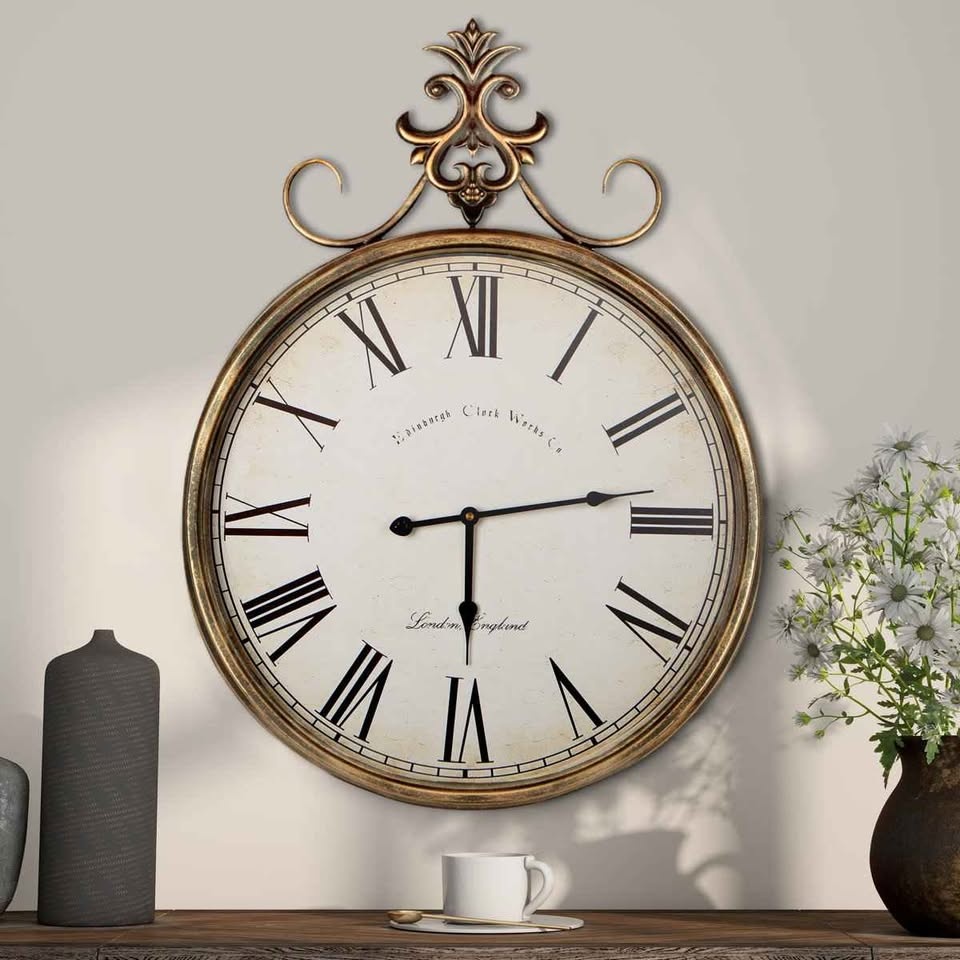 Beshore Decorative Metal Wall Clock By Alcott Hill - photo 2