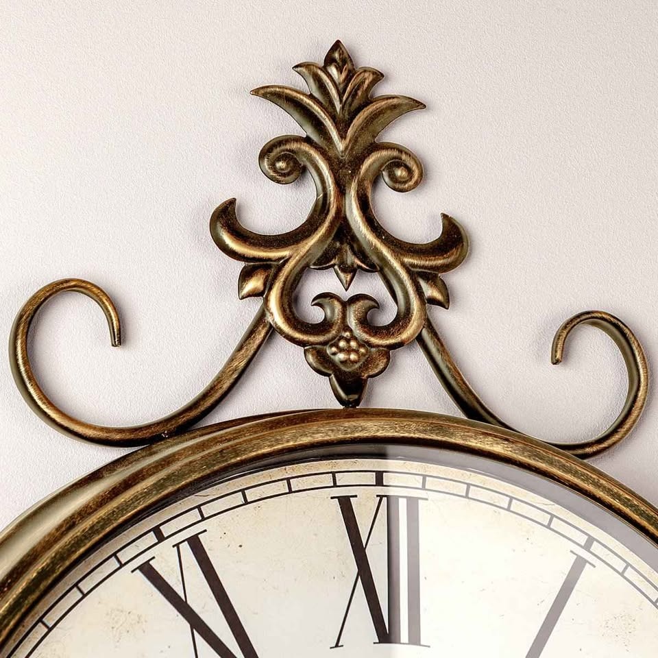 Beshore Decorative Metal Wall Clock By Alcott Hill - photo 3