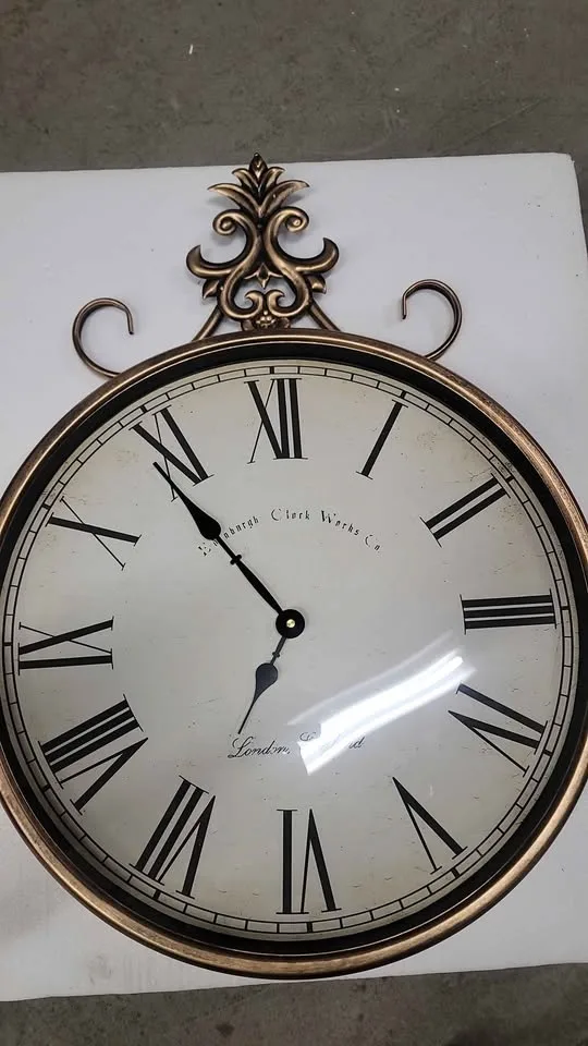 Beshore Decorative Metal Wall Clock By Alcott Hill image indicator(5)