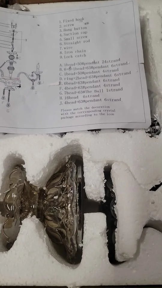 Theisen 6-Light Empire Candle-Style Chandelier image indicator(6)