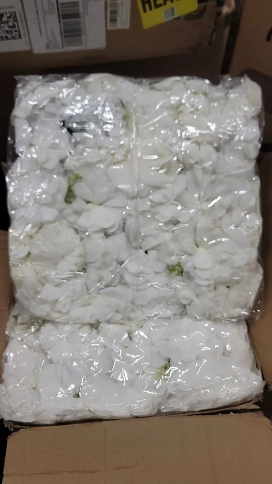 12Pcs White Flower Wall Backdrop Artificial Floral Panels image indicator(7)