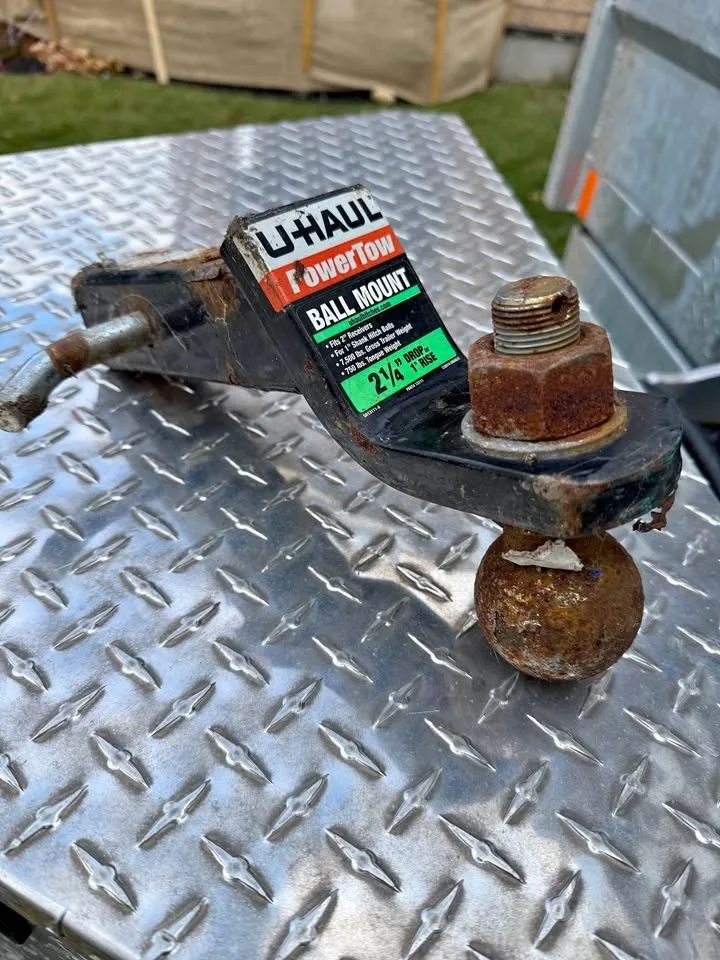 Truck hitch U- haul power tow ball mount 2” or 1 “ rise drop