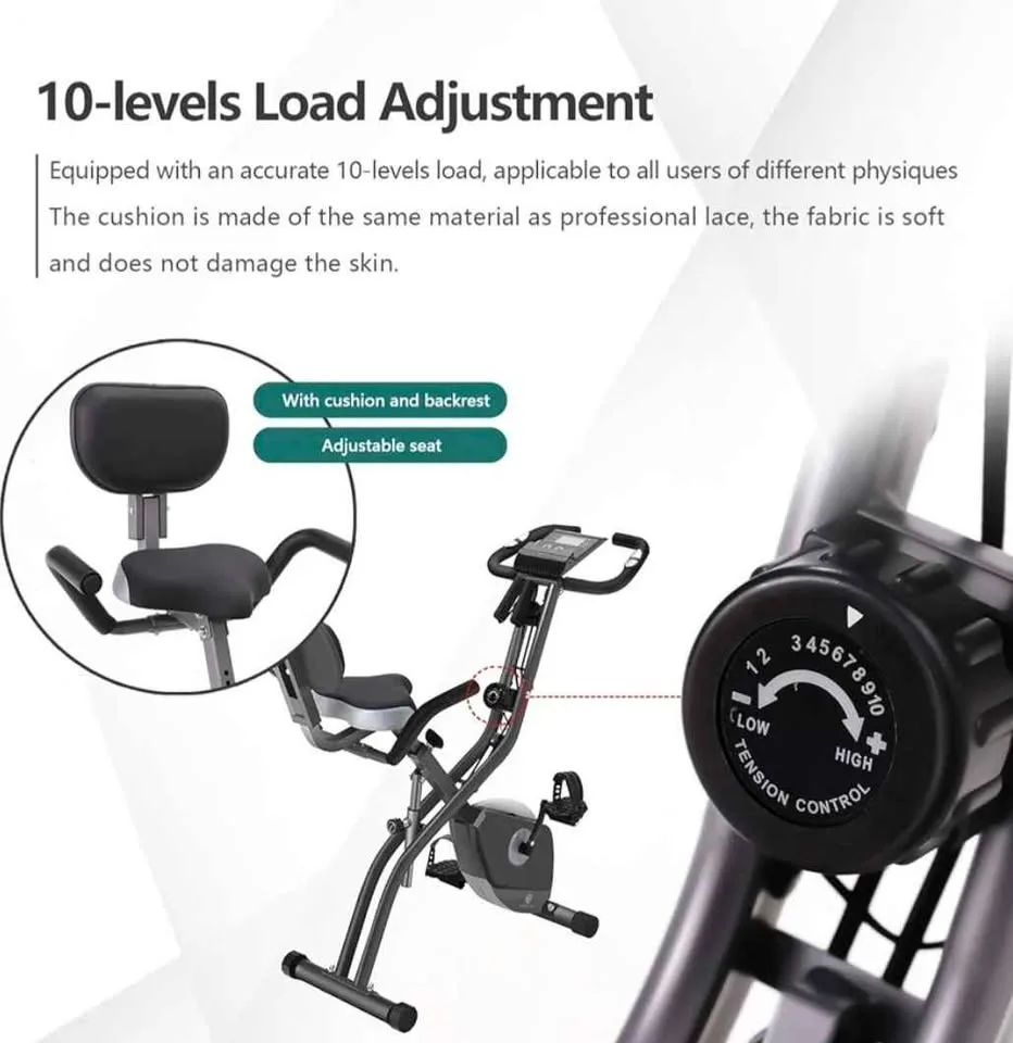 Exercise Bike 10 Levels of Adjustable Magnetic Resistance image indicator(3)