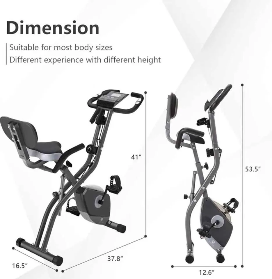 Exercise Bike 10 Levels of Adjustable Magnetic Resistance image indicator(5)