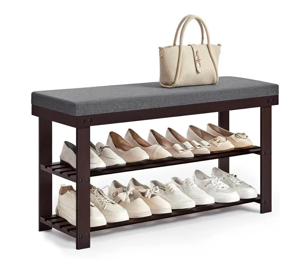 ⭐ NEW SONGMICS Bamboo Shoe Bench – Never Opened Box ⭐