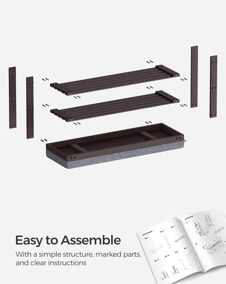 ⭐ NEW SONGMICS Bamboo Shoe Bench – Never Opened Box ⭐ image indicator(5)