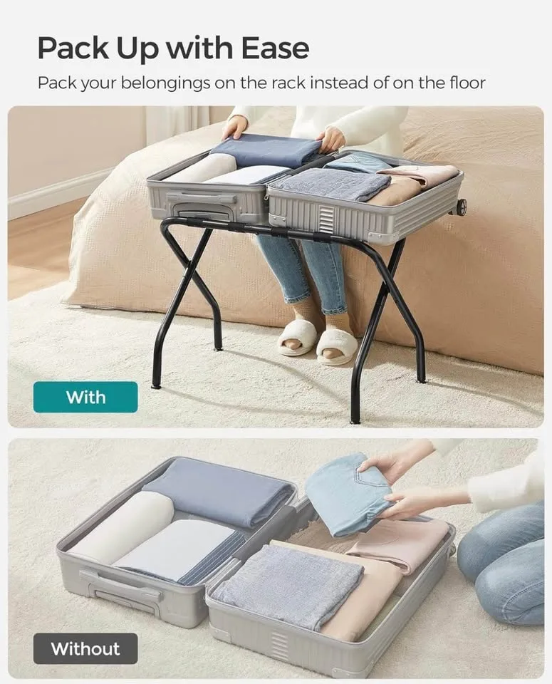 SONGMICS Luggage Racks – Set of 2 (Brand New) image indicator(4)