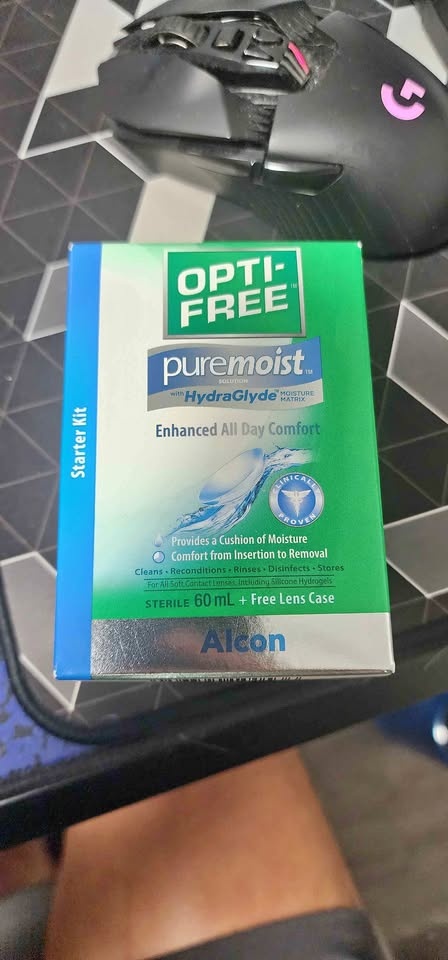 FREE - Opti-free puremoist hydraglyde - Corner pickup