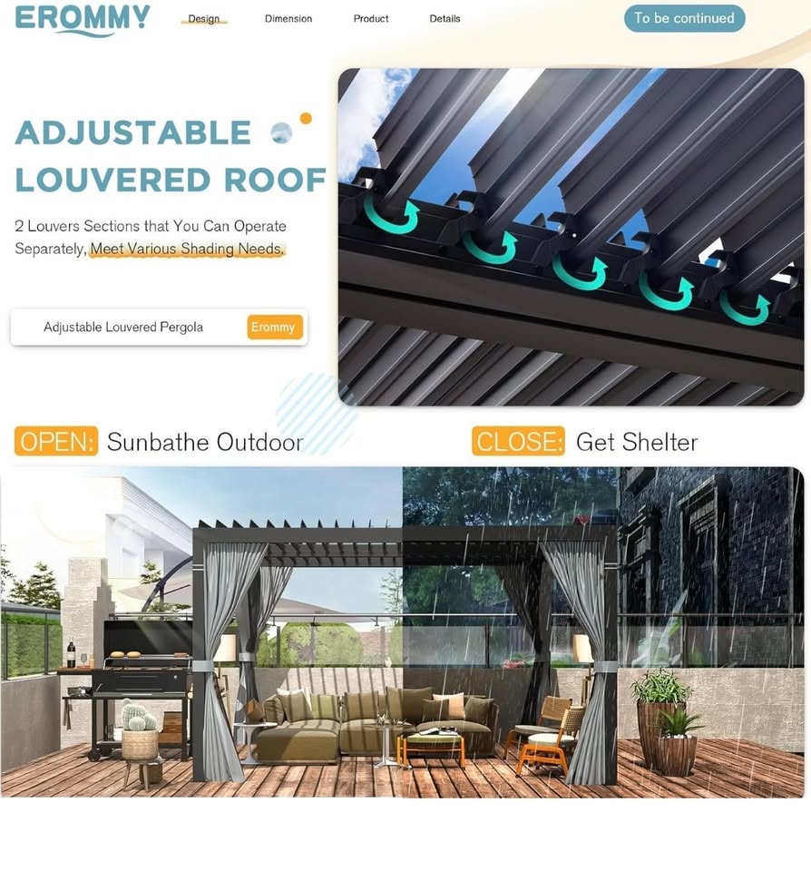 Pergola -10' x 10' - photo 4