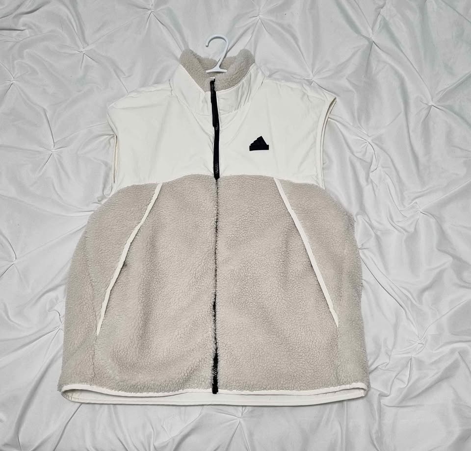 Lightly Worn Adidas Off White City Escape Reversible Fleece Vest