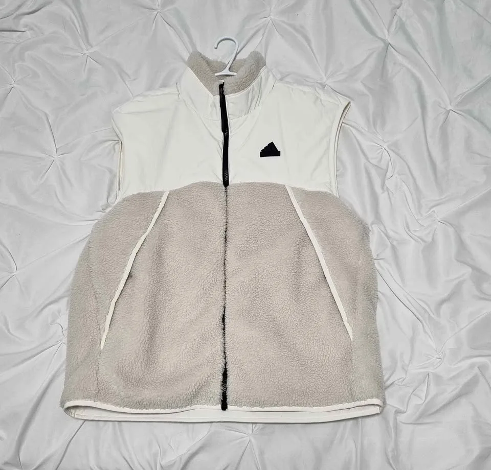 Lightly Worn Adidas Off White City Escape Reversible Fleece Vest