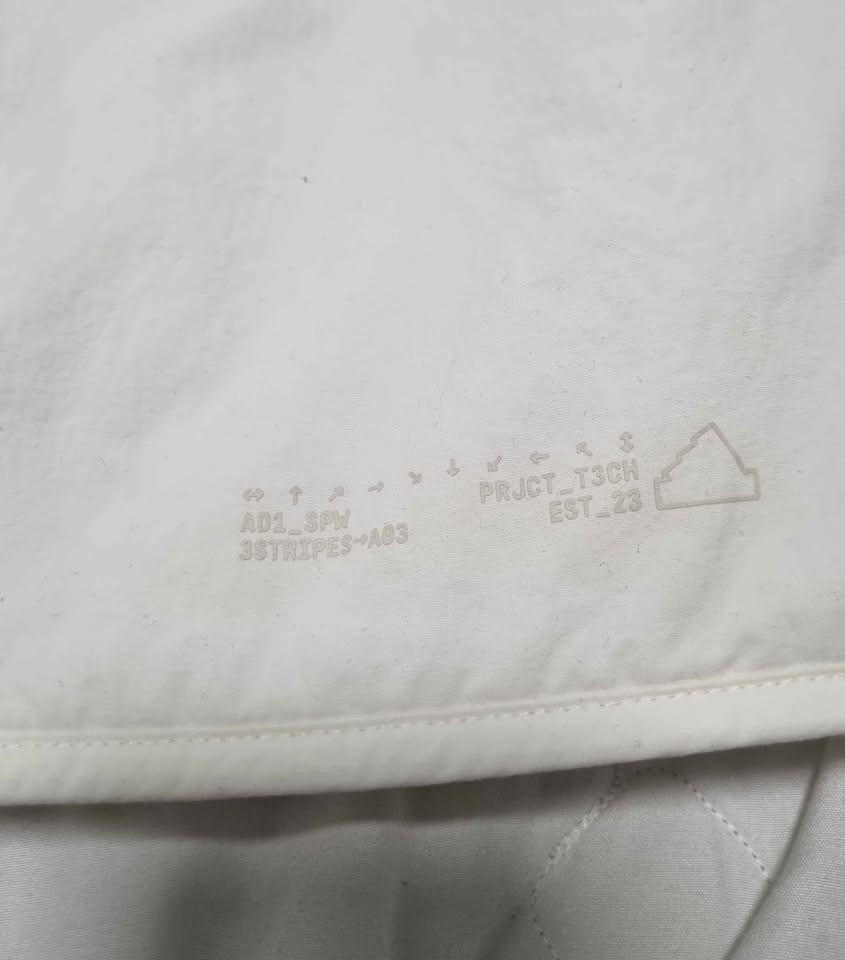 Lightly Worn Adidas Off White City Escape Reversible Fleece Vest - photo 5