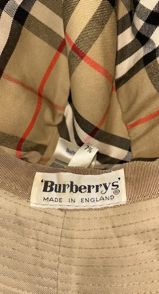 Burberry Vintage Men’s Bucket Rain Hat - SZ 7 3/8 #cleanout image indicator(3)