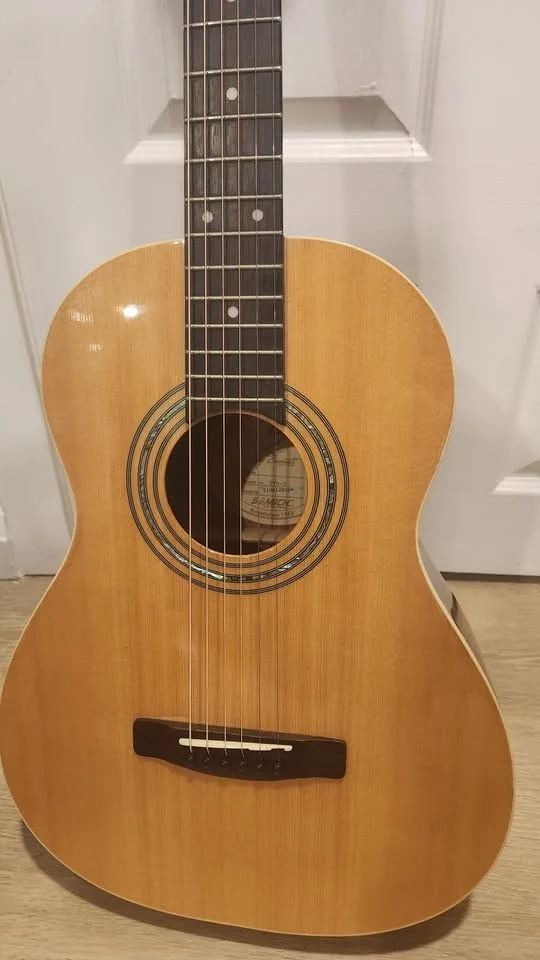 $200 Greg Bennett 3/4 Acoustic Guitar - Natural image indicator(3)