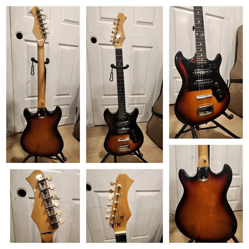 $200 Harmony H-802 Electric Guitar
