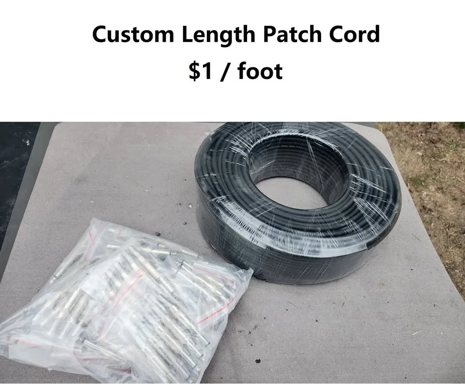 $1 / Foot - Custom Length Patch Cords